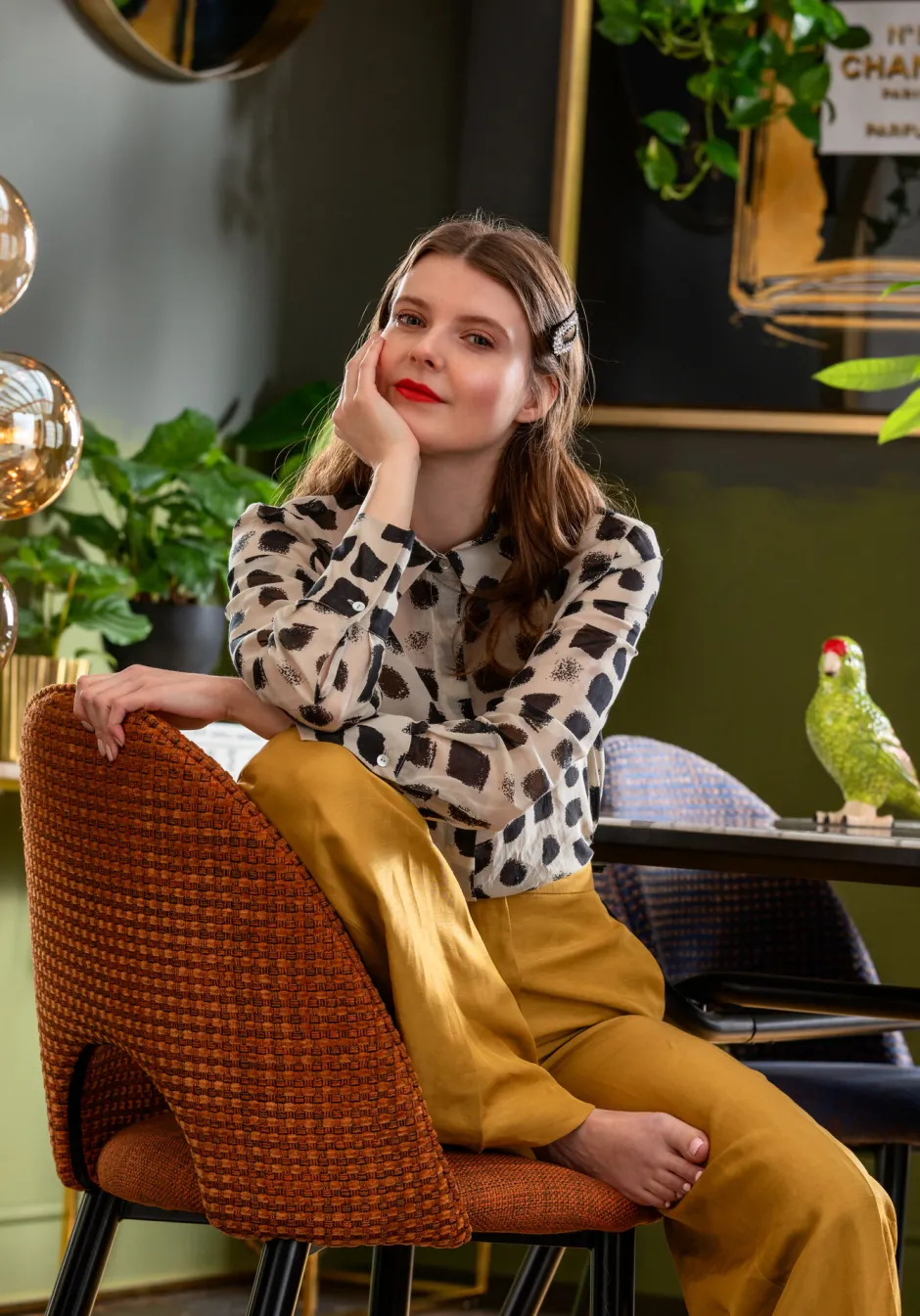 KARE Stuhl Hudson Orange