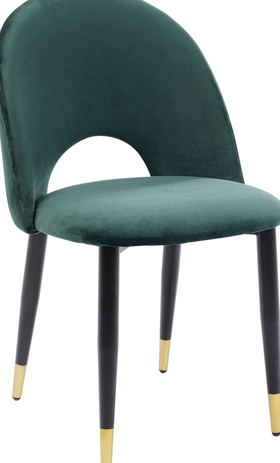 KARE Stuhl Iris Velvet Grün