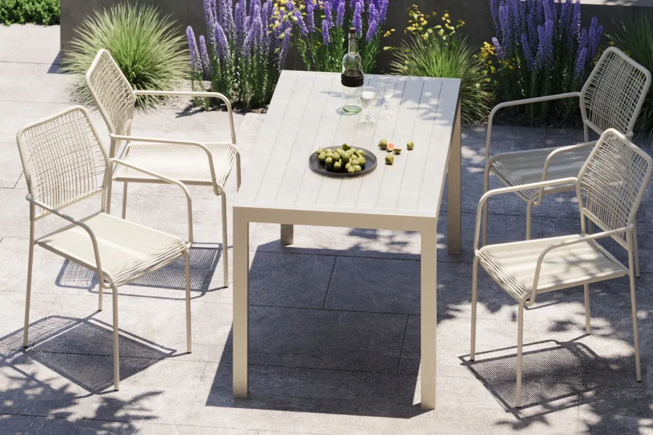 KARE Stuhl Madagascar Grau