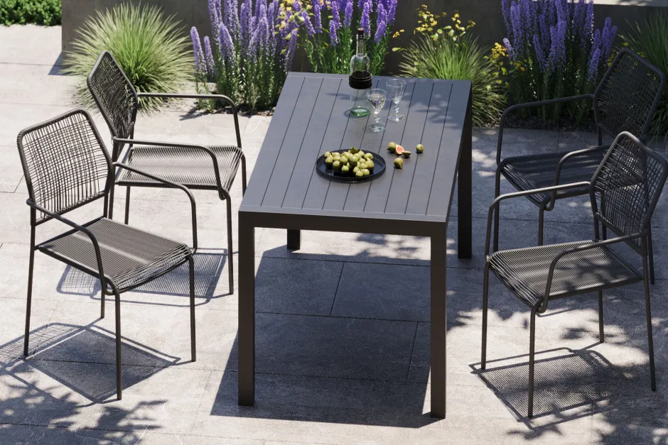 KARE Stuhl Madagascar Schwarz