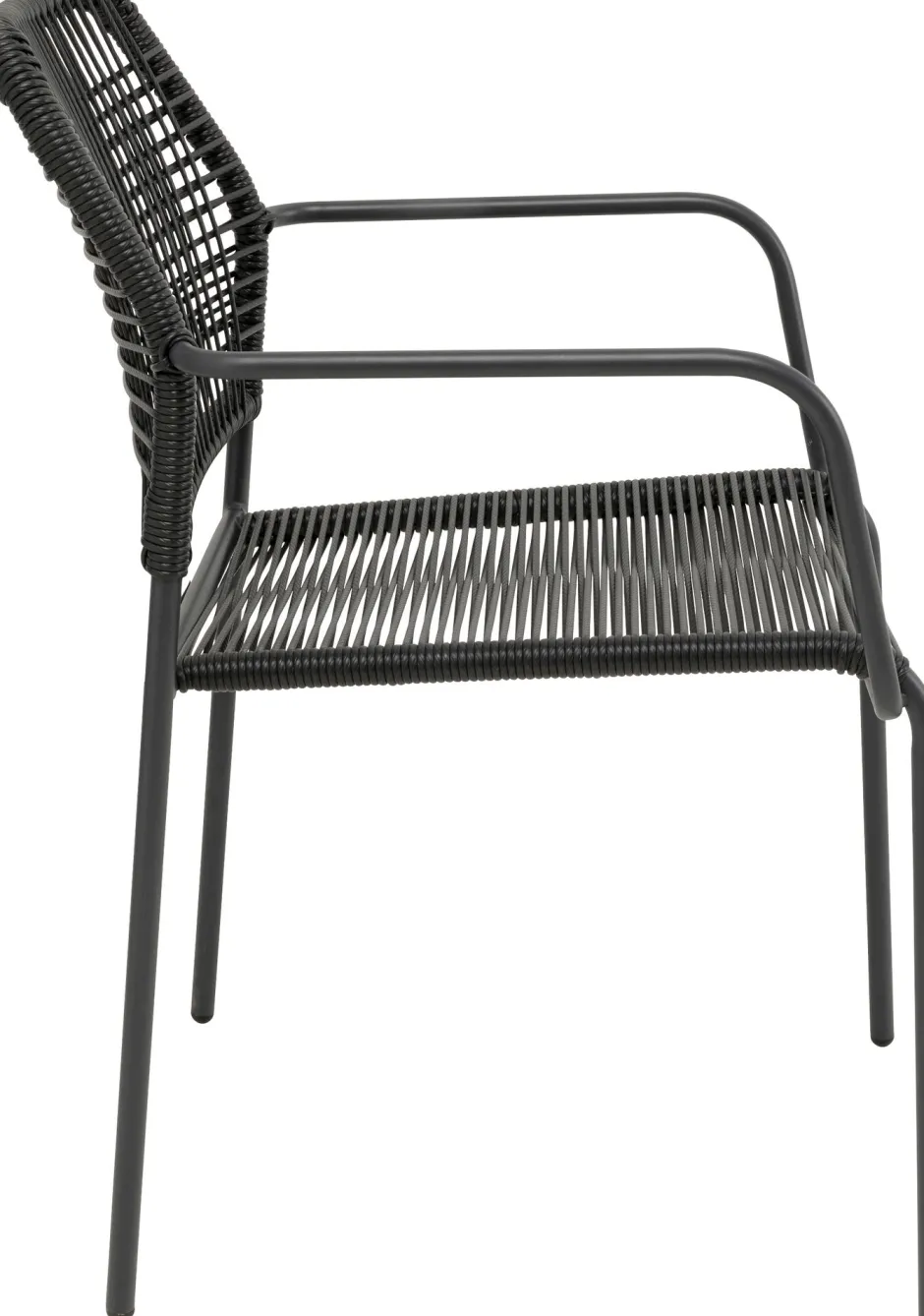 KARE Stuhl Madagascar Schwarz