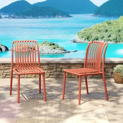 KARE Stuhl Porto Santo Terracotta