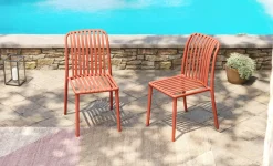 KARE Stuhl Porto Santo Terracotta