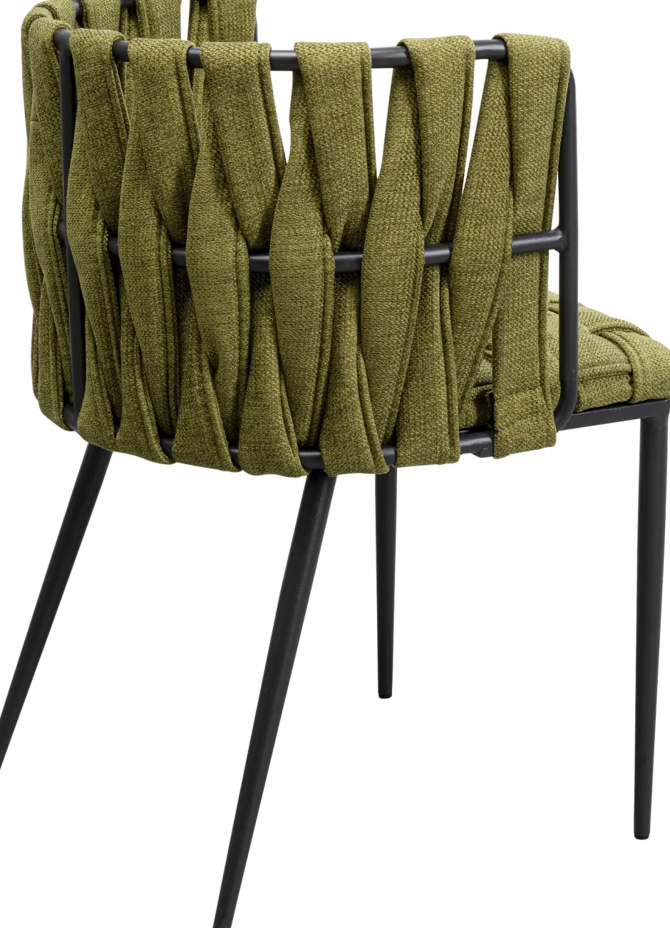KARE Stuhl Saluti Dunkelgrün