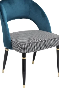 KARE Stuhl Samantha Petrol