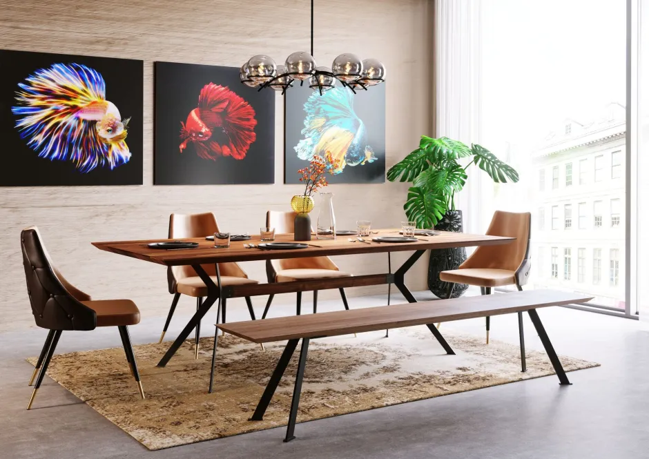 KARE Stuhl Urban Desire Braun