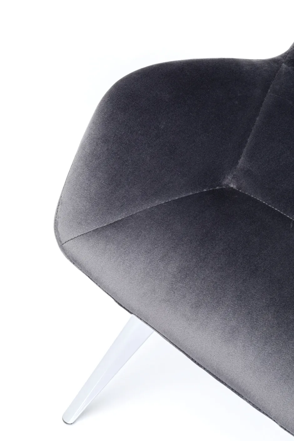 KARE Stuhl Viva Grau Chrom