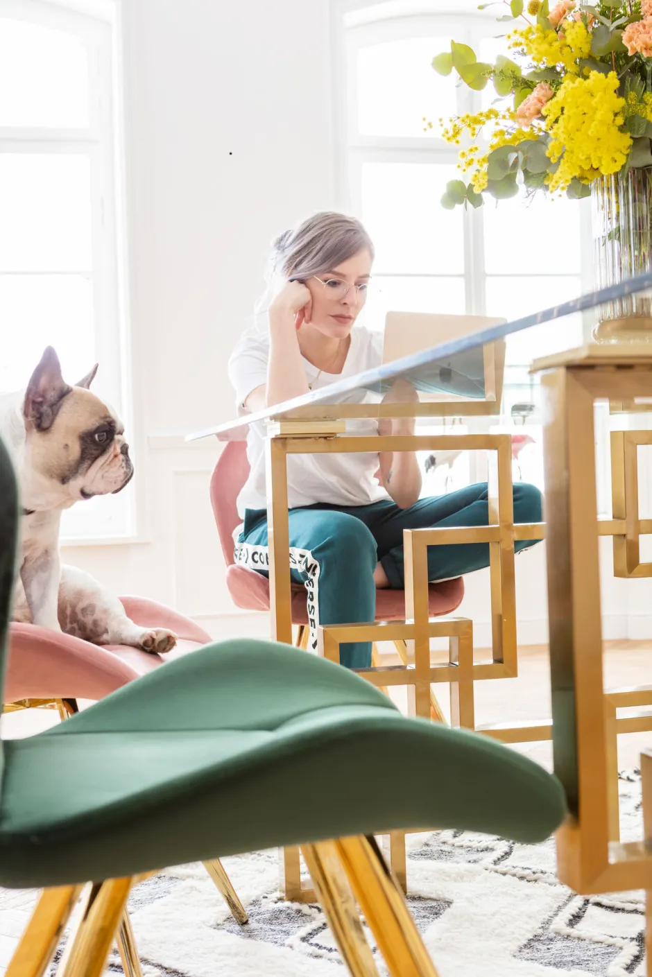 KARE Stuhl Viva Grün