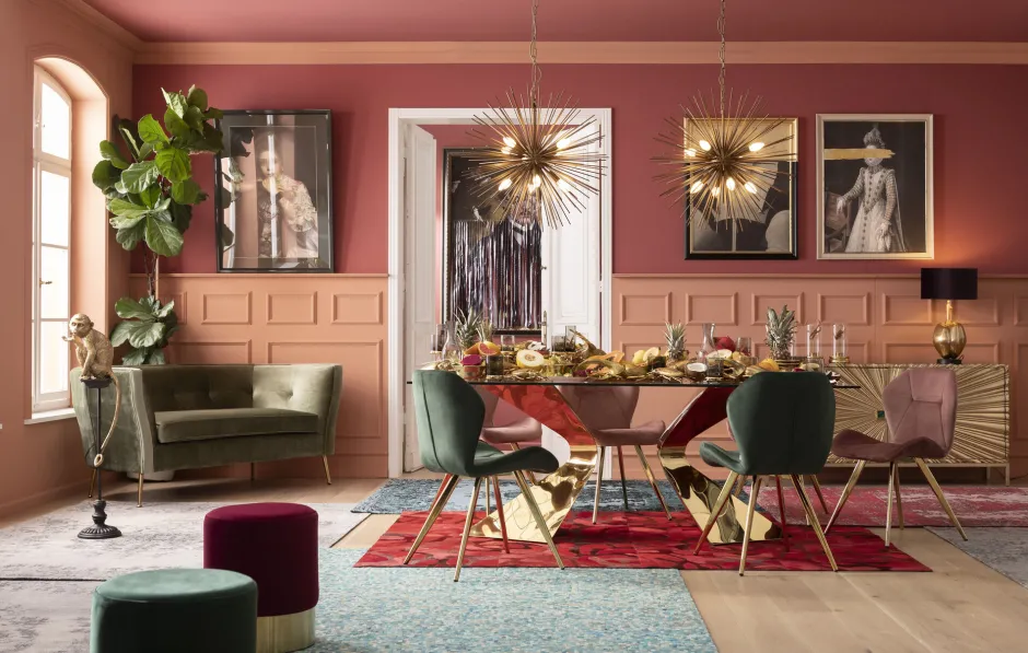 KARE Stuhl Viva Rose