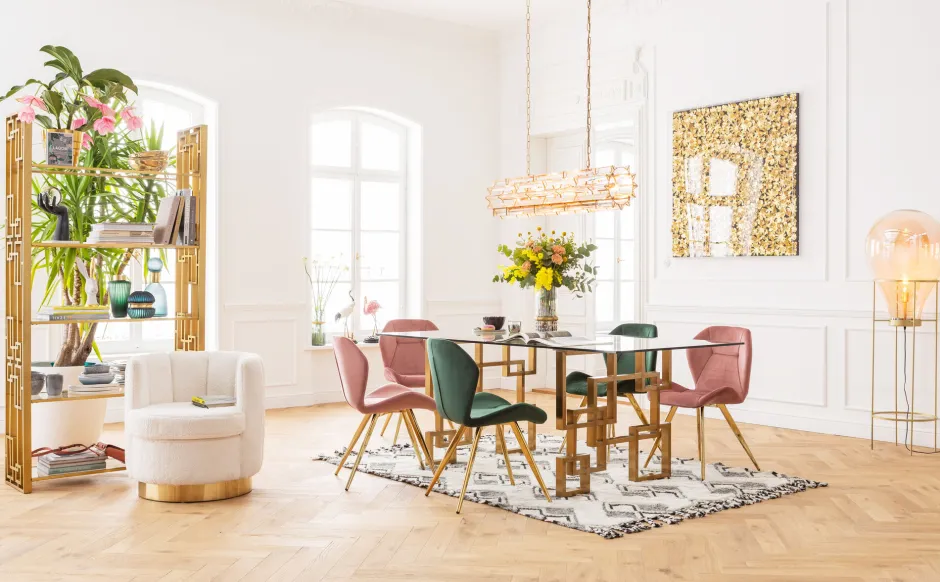 KARE Stuhl Viva Rose