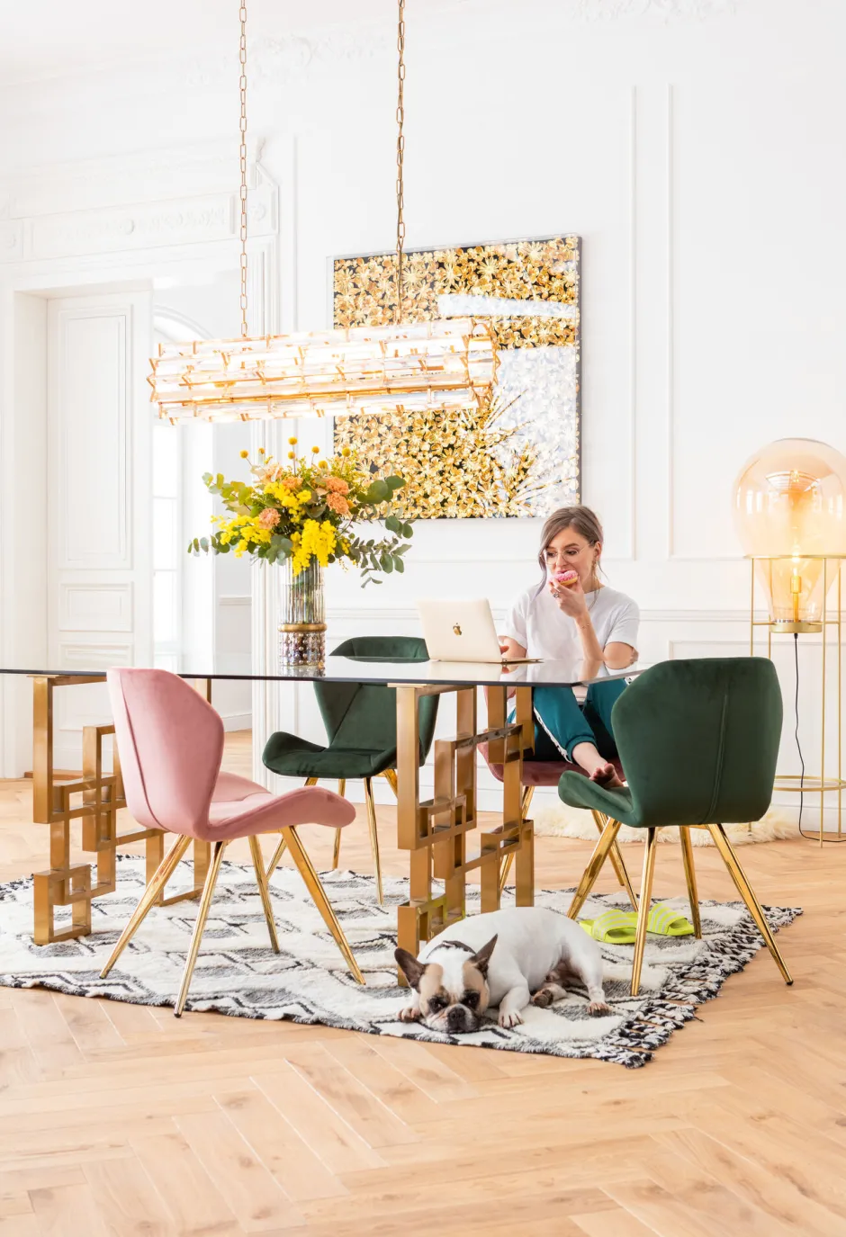 KARE Stuhl Viva Rose