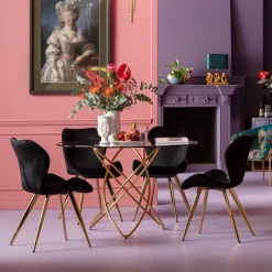 KARE Stuhl Viva Schwarz