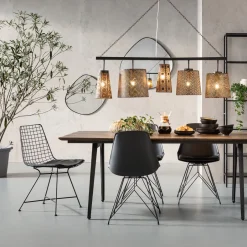 KARE Stuhl Wire Black