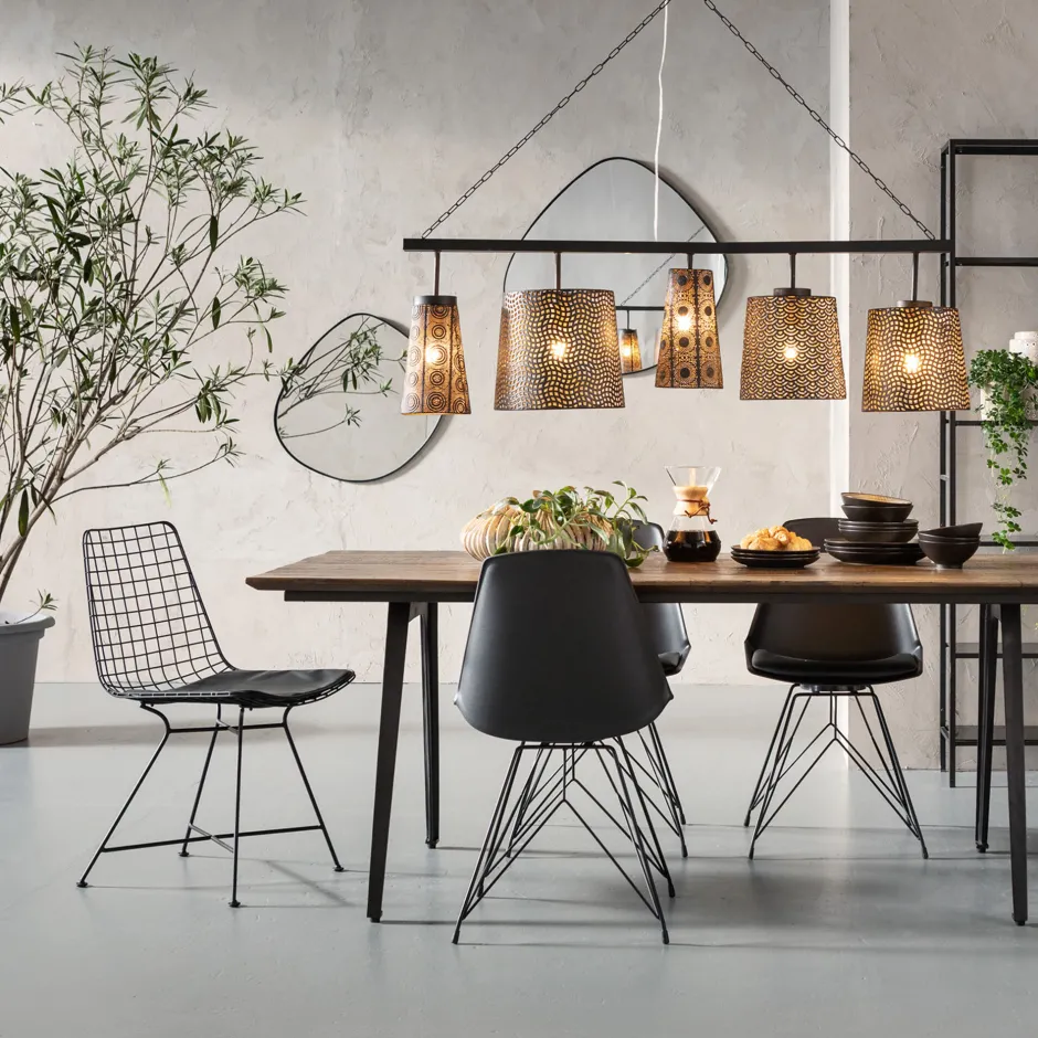 KARE Stuhl Wire Black