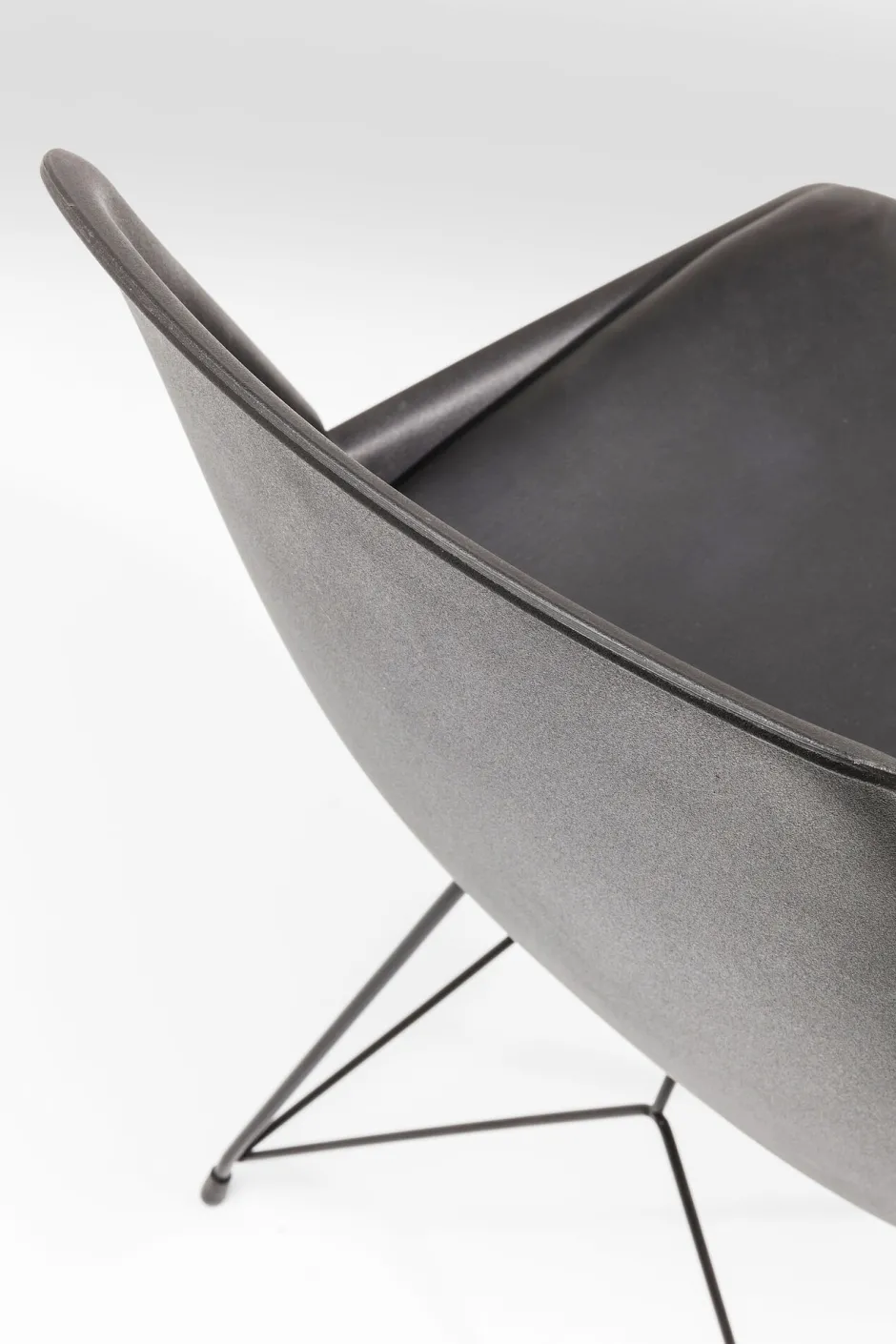 KARE Stuhl Wire Black