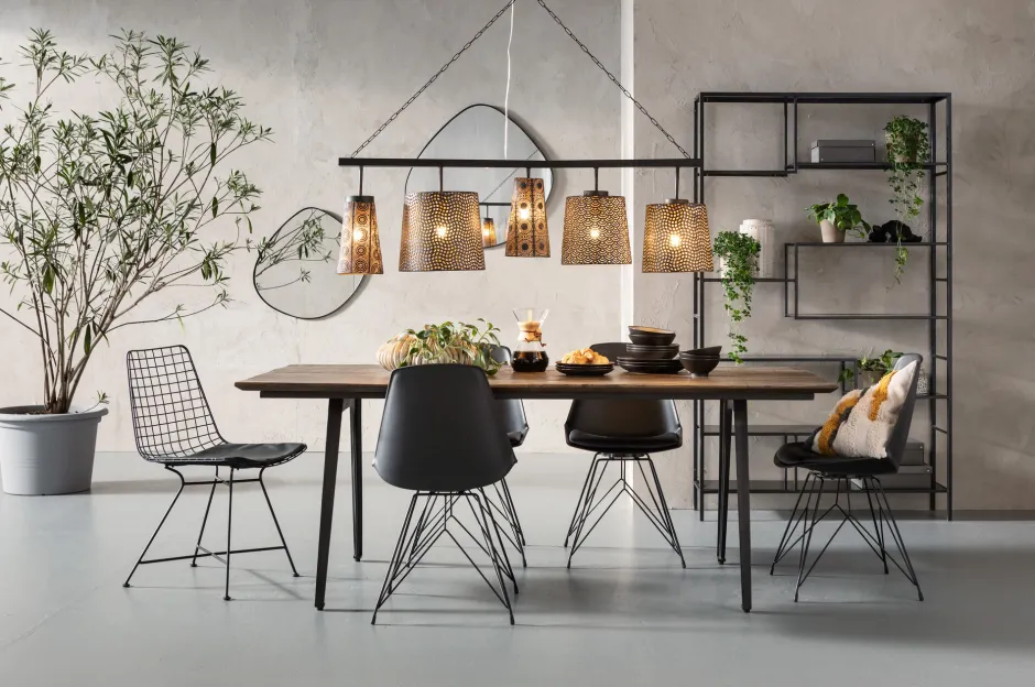 KARE Stuhl Wire Black