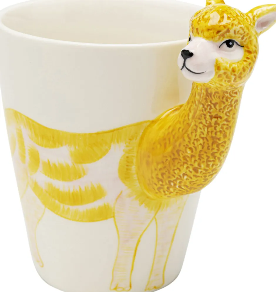 KARE Tasse Funny Animal Alpaca 12cm