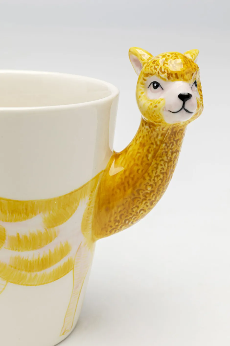 KARE Tasse Funny Animal Alpaca 12cm