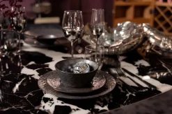 KARE Teller Cosmos Schwarz Ø27cm