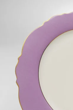 KARE Teller Harlequin Lila Ø27cm