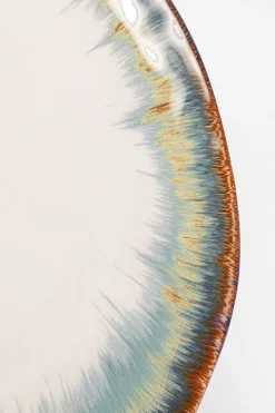 KARE Teller Laguna Blau Ø26cm