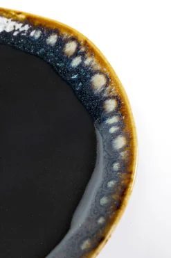 KARE Teller Lio Dunkelblau Ø20cm