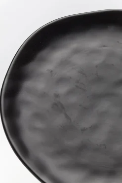 KARE Teller Organic Black Ø26cm