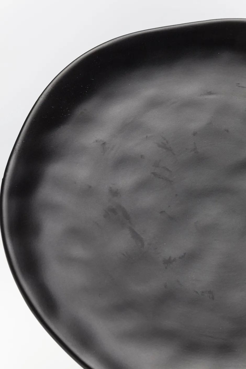 KARE Teller Organic Black Ø26cm