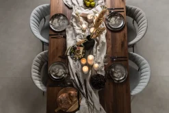 KARE Teller Savannah Braun/Grau Matt Ø20cm