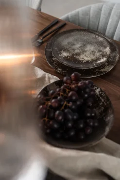 KARE Teller Savannah Braun/Grau Matt Ø20cm