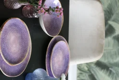 KARE Teller Shirley Violett Ø21cm