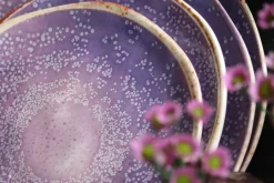 KARE Teller Shirley Violett Ø21cm