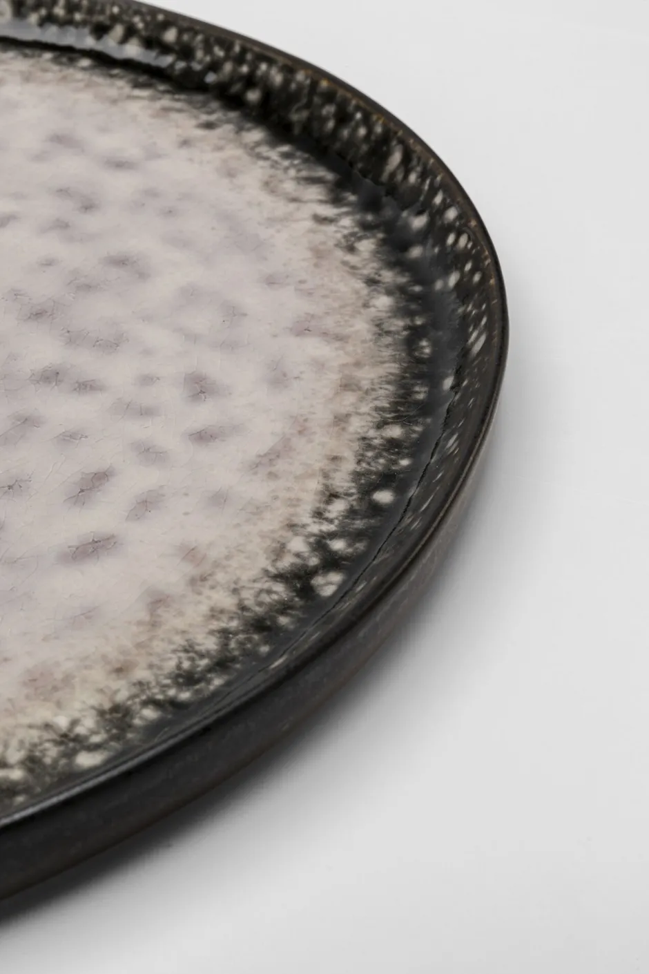 KARE Teller Soho Grau Ø27cm