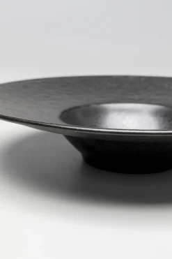 KARE Teller Tief Cosmos Schwarz Ø27cm