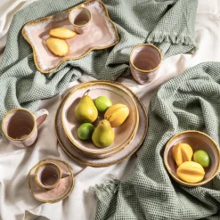 KARE Teller Tief Nala Rosa Ø20cm