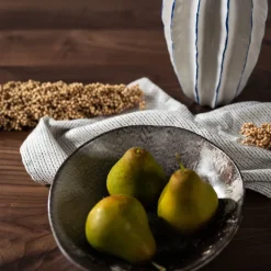 KARE Teller Tief Savannah Braun/Grau Matt Ø20cm