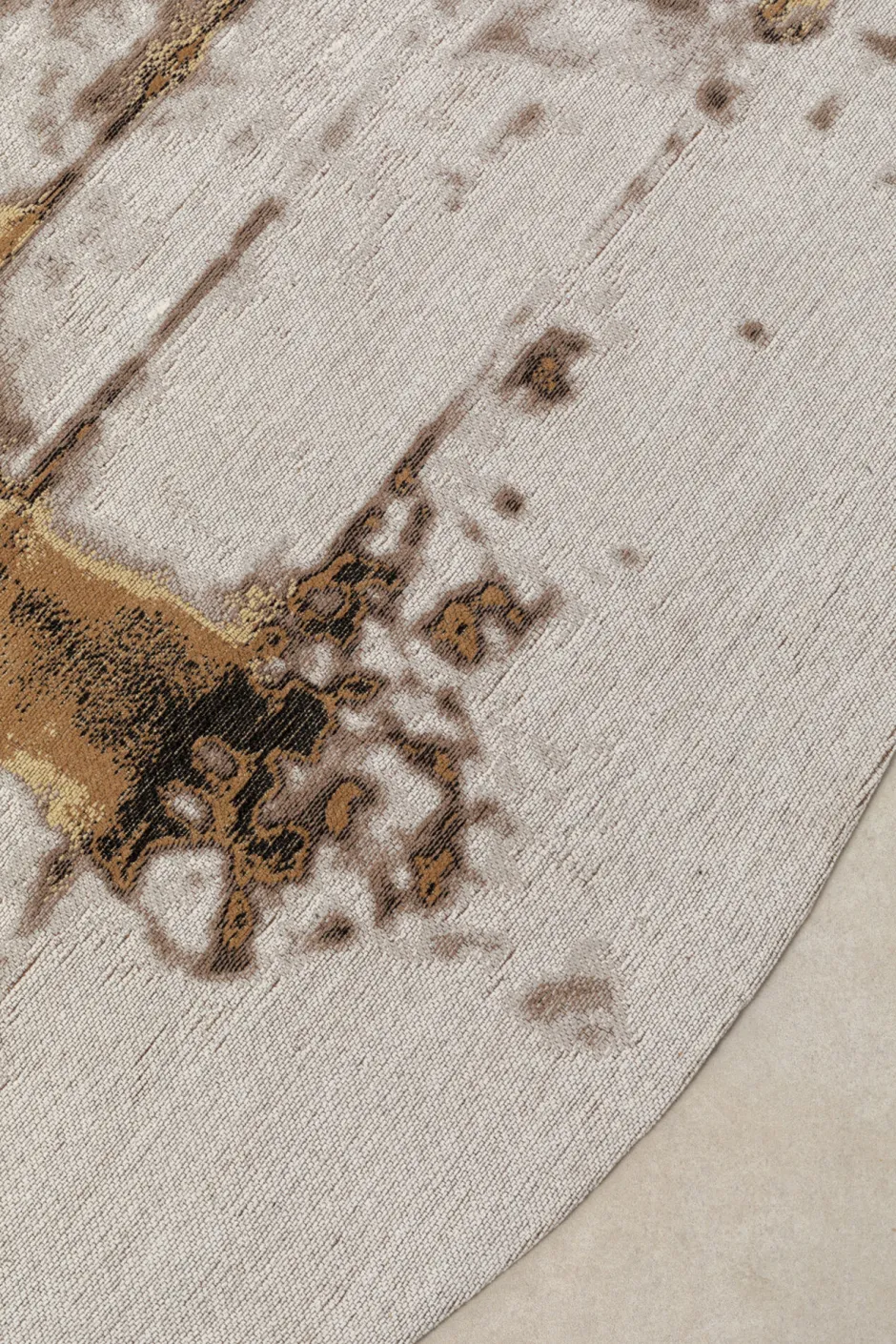 KARE Teppich Abstract Grey Line Ø200cm