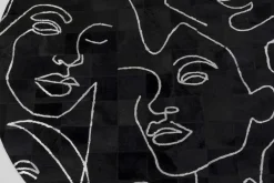 KARE Teppich Art Faces Ø250cm