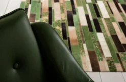 KARE Teppich Brick Grün 170x240cm