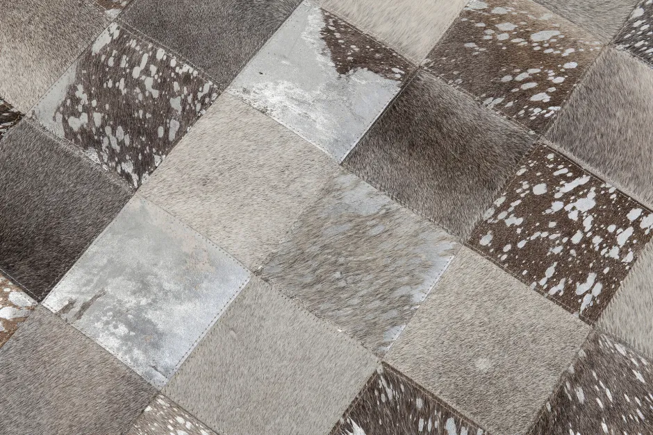 KARE Teppich Cosmo Grau Fur 170x240cm