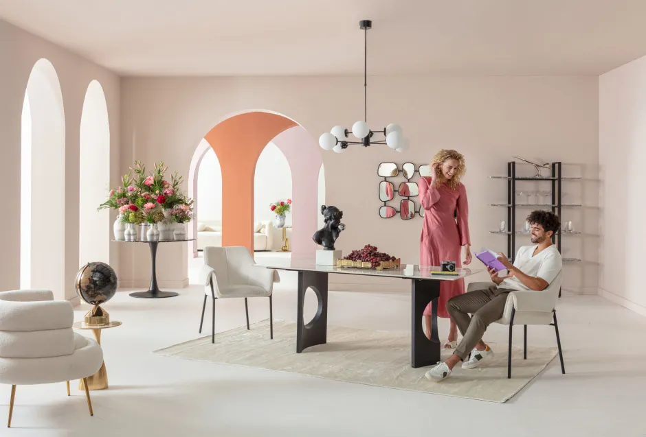 KARE Teppich Cosy Classic Creme 200x300cm