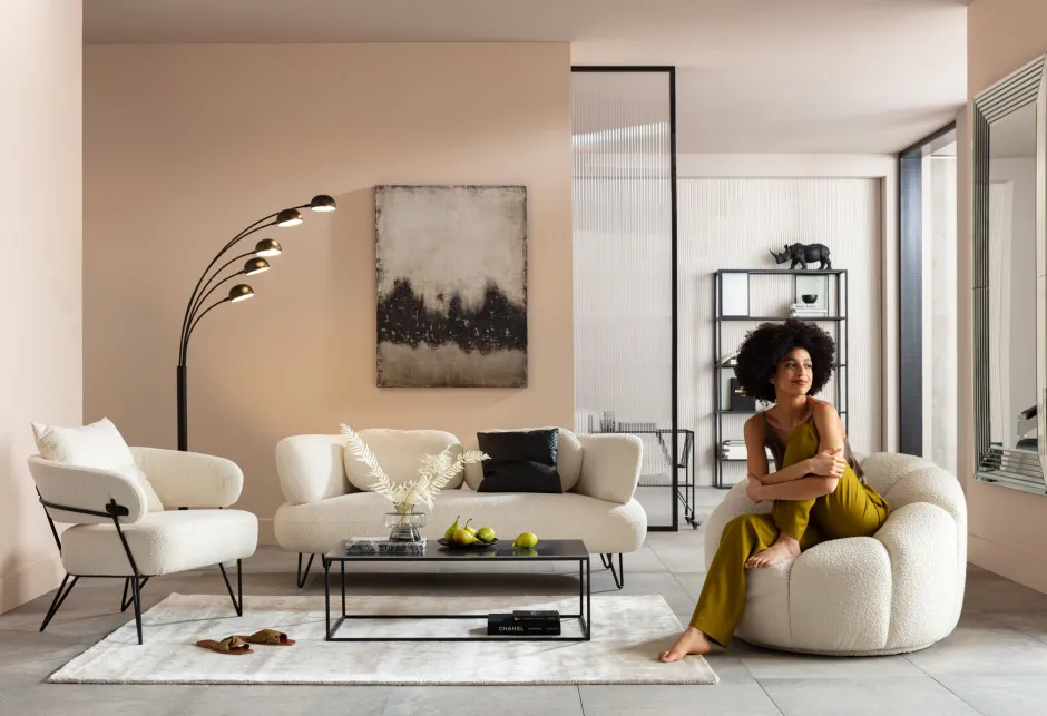 KARE Teppich Cosy Classic Creme 170x240cm