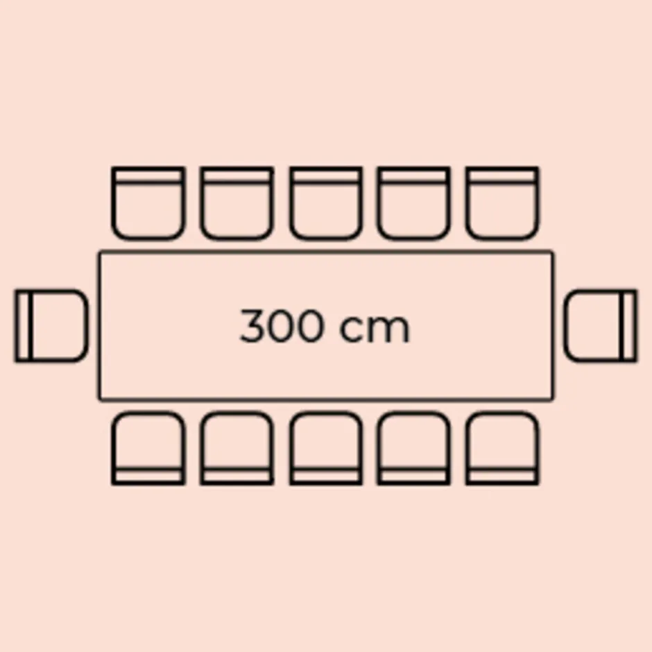 KARE Tisch Bug 300x90cm