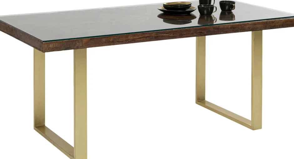 KARE Tisch Conley Brass 160x80