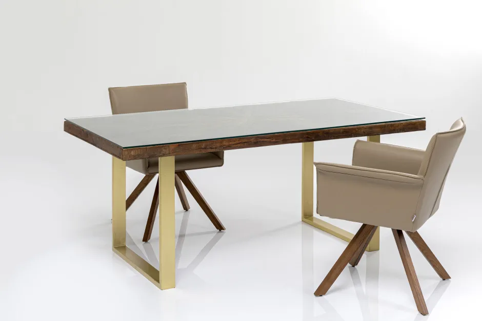 KARE Tisch Conley Brass 160x80