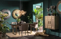 KARE Tisch Conley Brass 180x90cm