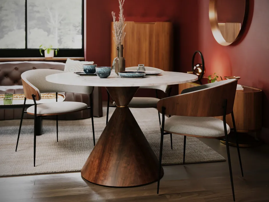 KARE Tisch Cono Keramik Ø120cm