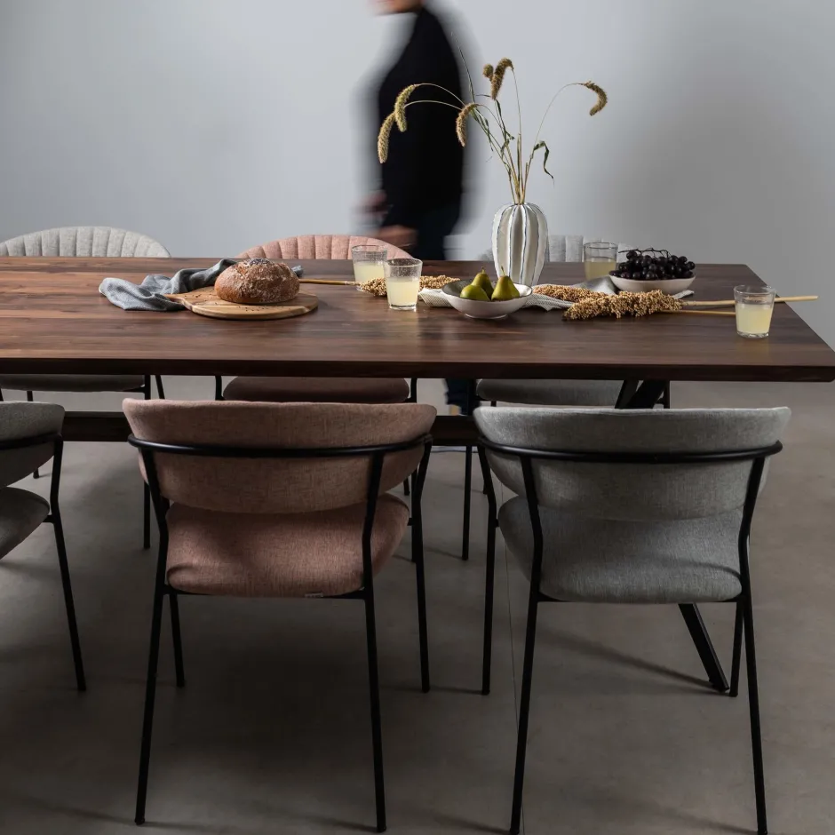 KARE Tisch Downtown Walnuss 100x220cm