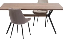KARE Tisch Downtown Walnuss 100x220cm