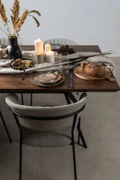 KARE Tisch Downtown Walnuss 100x220cm